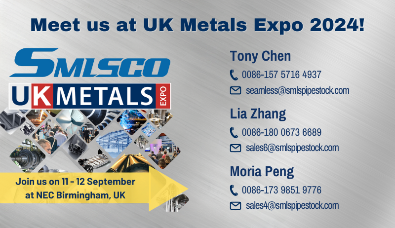 SMLSCO na UK Metals Expo 2024 e planos de visita ao cliente