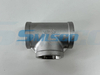 ASTM CF8M 316 TEE de aço inoxidável BSP DN100 150lb água industrial em estoque