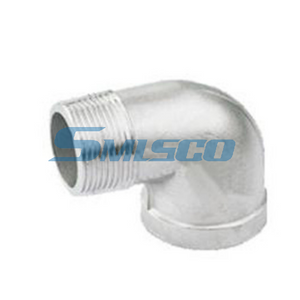 Cotovelo da rua ASTM CF8M 1 1/2 polegada NPT 150# Sistema de água industrial